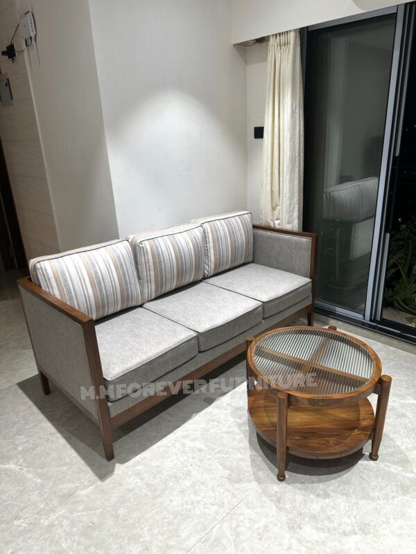 3 Seater wooden Sofa Florenza Printed Sofa