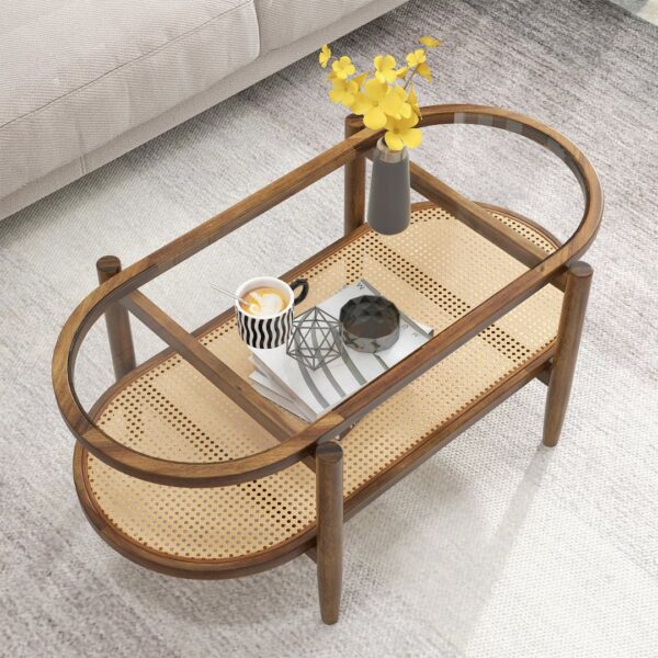 WOODEN CENTER TABLE