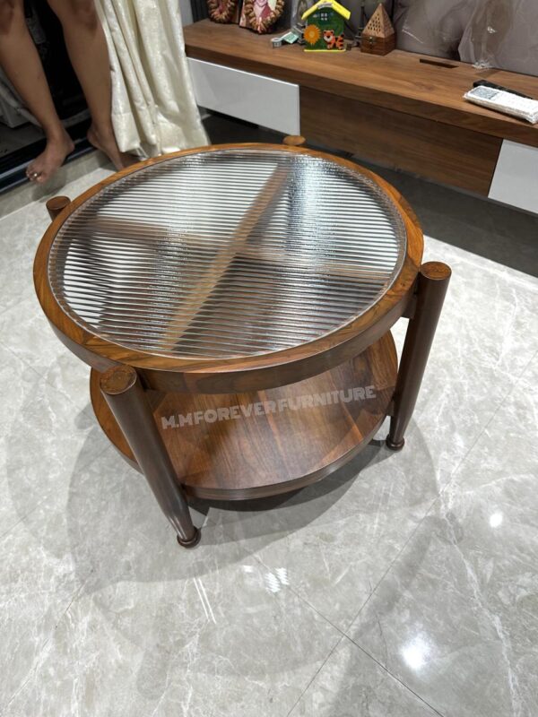 WOODEN CENTER TABLE - Image 5