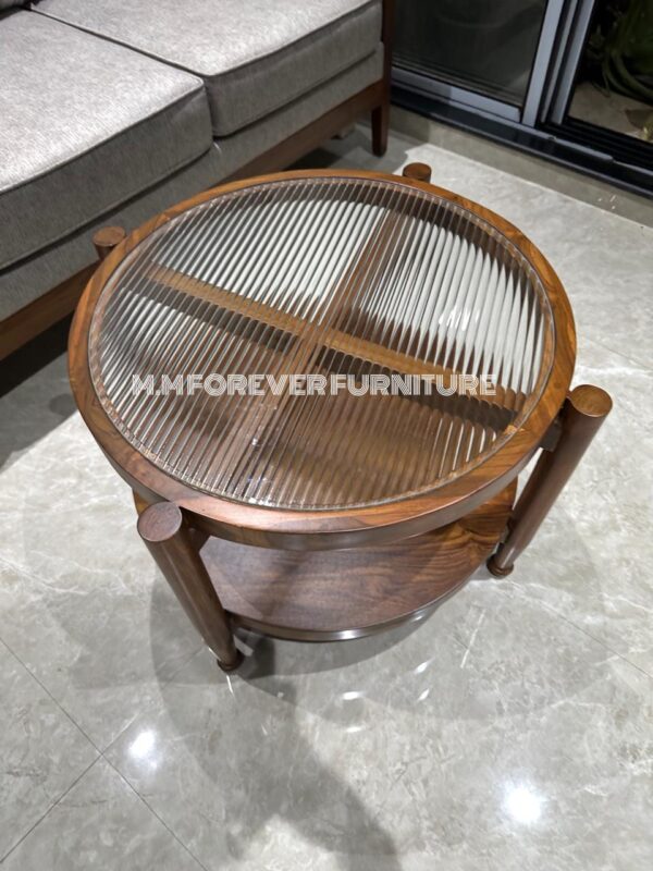 WOODEN CENTER TABLE - Image 7
