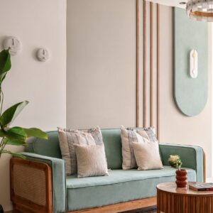 3 SEATER WOODEN SOFA MADE IN TEAK WOOD