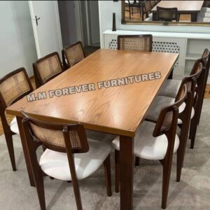 Wooden Dining Table with Wooden Top MADE IN TEAK WOOD