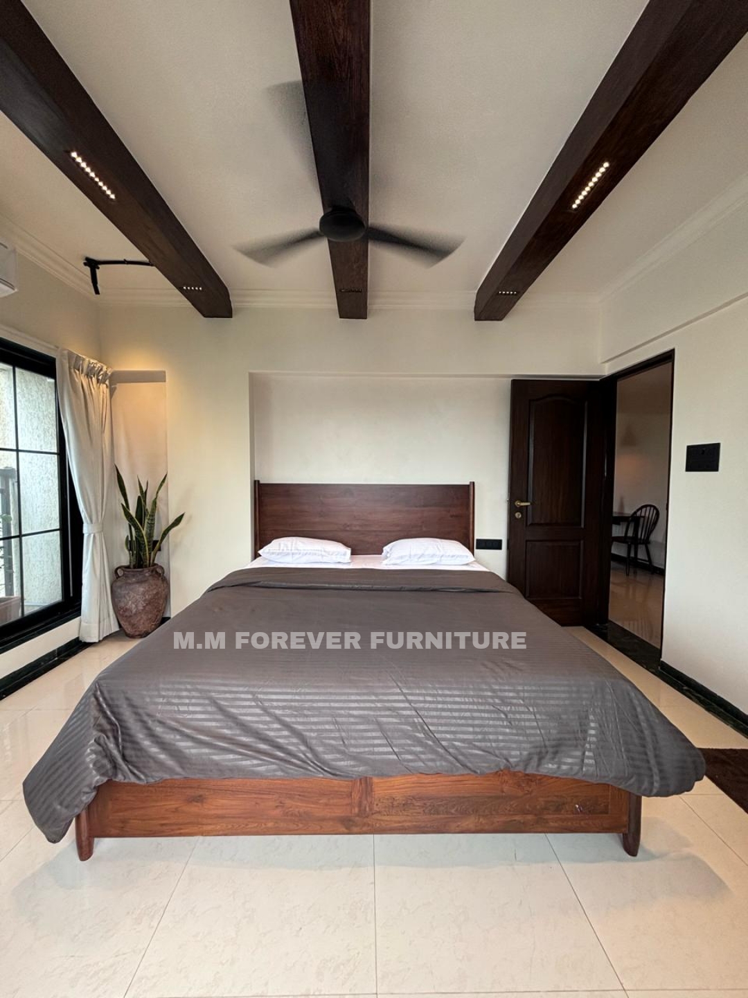 Bed Made In Teak Wood