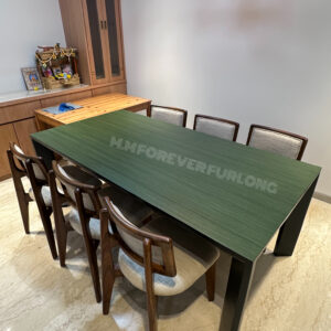 Wooden Dining Table with Marble Top MADE IN TEAK WOOD