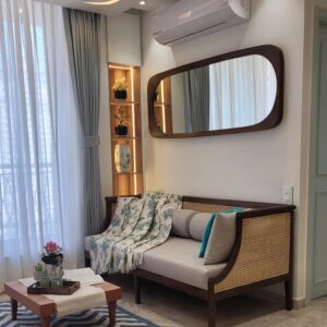 3 SEATER WOODEN SOFA MADE IN TEAK WOOD